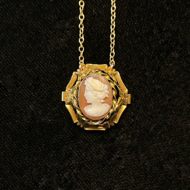 45% Off! Antique Victorian Cameo Necklace