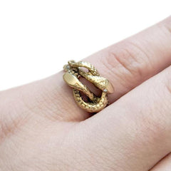 Double snake clearance ring