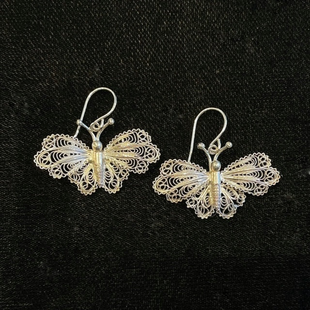 Antique Butterfly Earrings