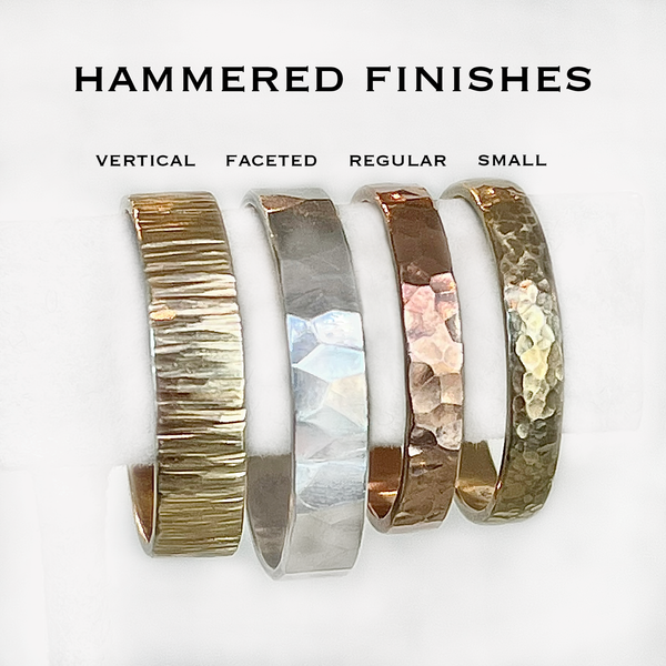 The Hammered Flat Ring