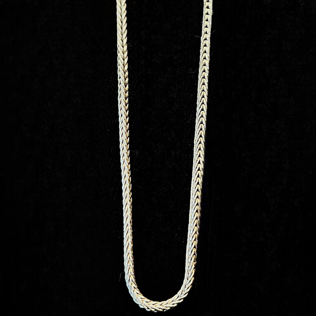 Vintage Sterling Silver Rope Chain