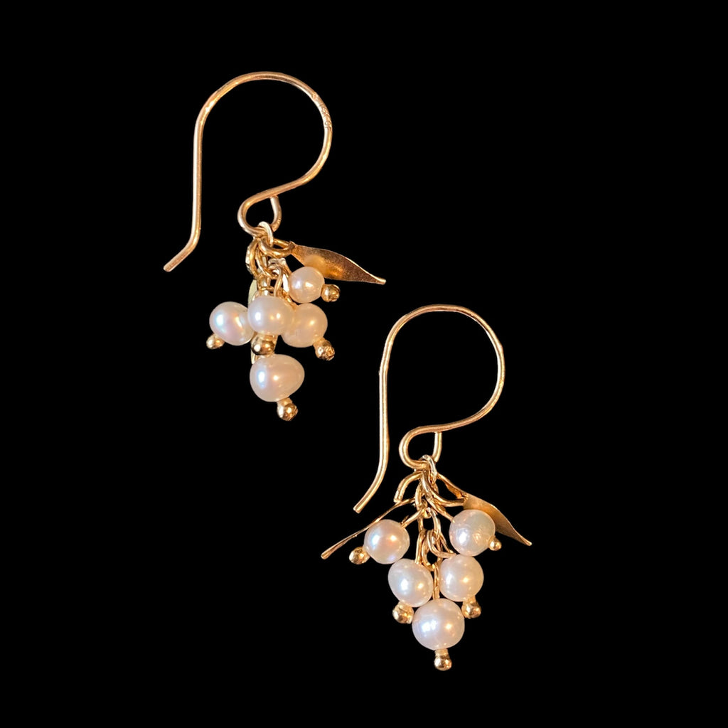 Small Vine Earrings – Rebekah Brooks Jewelry
