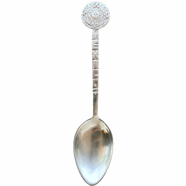 Vintage Mexican Silver Baby Spoon