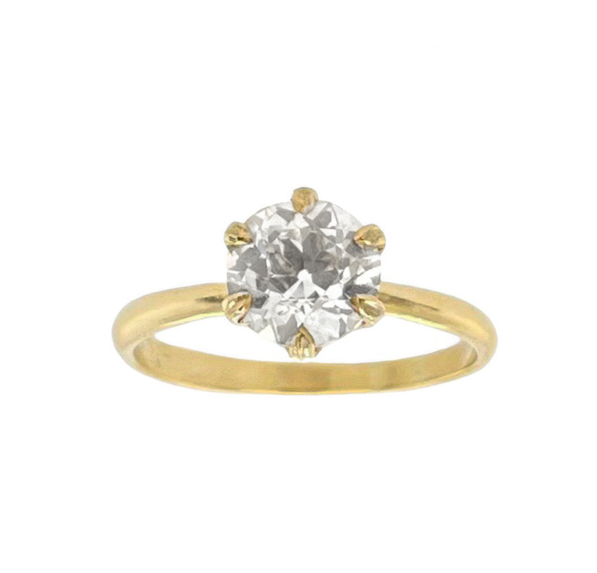 Victorian on sale solitaire ring