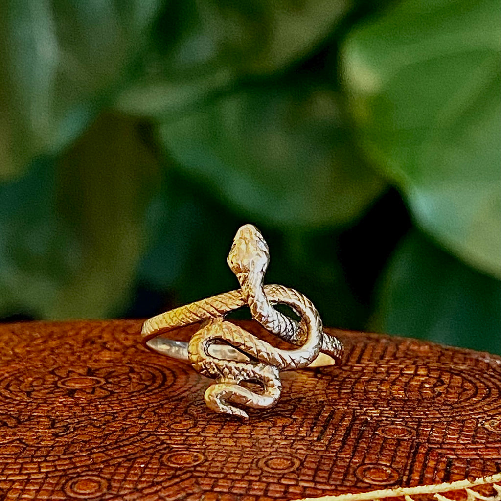 Wrapped Snake Ring | OOZA Jewelry