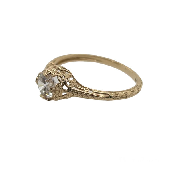 The Filigree Engagement Ring