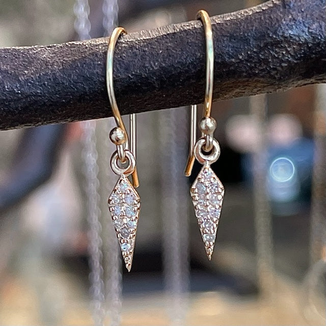 Palm Pave Earrings