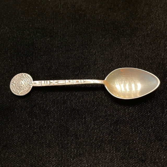 Vintage 80's First Years Stainless Steel Coated Infant BABY SPOON Blue  Mexico