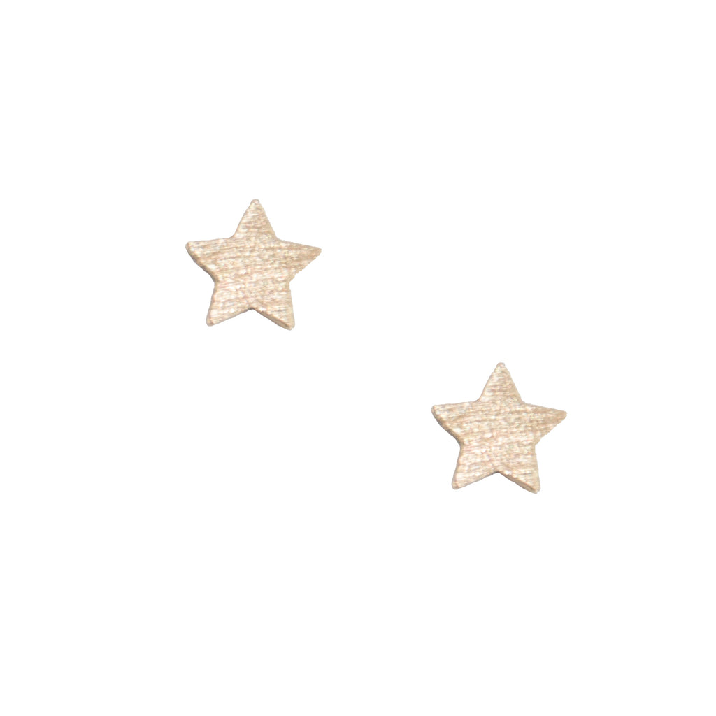 14k Star Stud Earrings